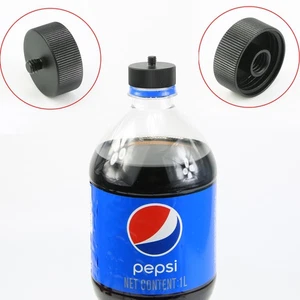 Drink Bottle Cap Metal Mount 3/8" to 1/4" Adapter Screw fr Action Camera Travel - Picture 1 of 8