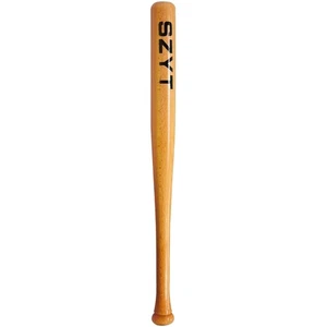 Lightweight Yellow Wood Baseball Bat, 29 Inch, Ideal for Self-Defense & Practice - Picture 1 of 8