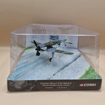 Corgi AA34303 WWII Legends Focke Wulf FW190A-3 Hauptmann Hans Hahn 1:72 Scale - Image 1 of 4
