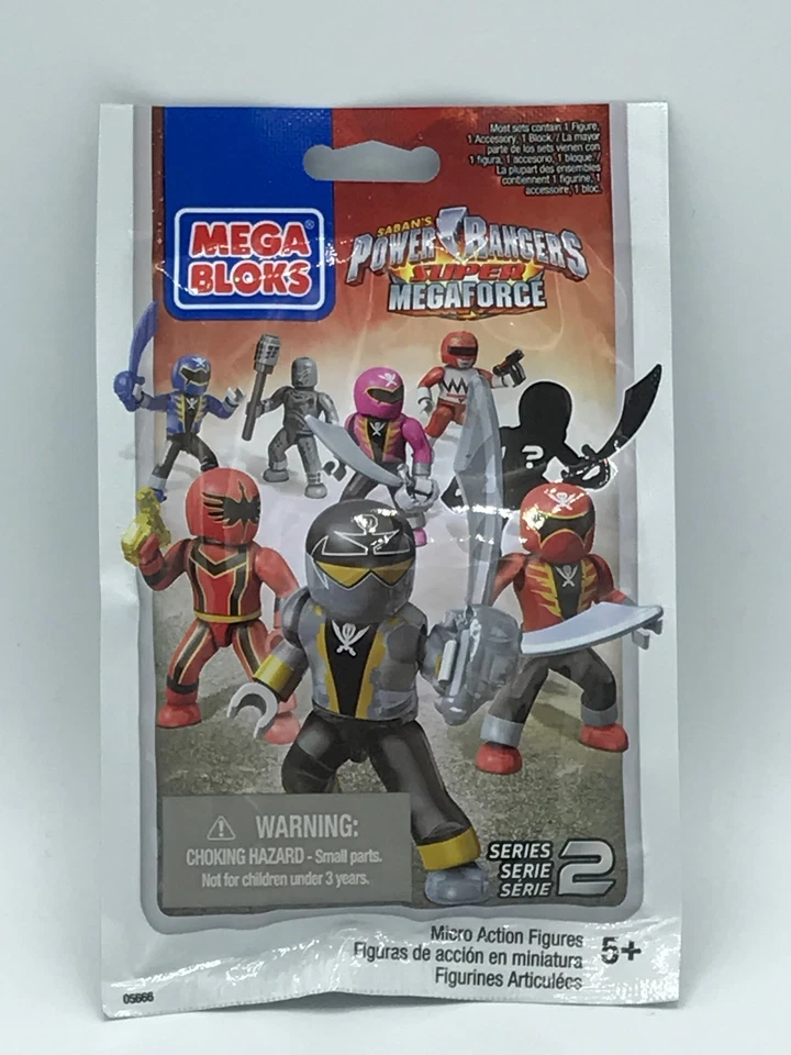 Power Rangers Super Megaforce Mega Bloks SERIES 1 Micro Figure Blind Pack [1 RAN - Image 1 of 2