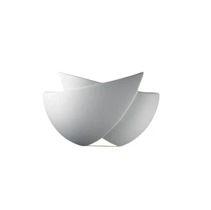 Justice Design Group CER-2500 Ambiance 8" Tall Wall Sconce - Beige - Picture 1 of 12
