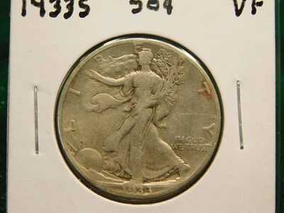 1933 S   Walking Liberty Half    Item # 2525 - Image 1 of 2