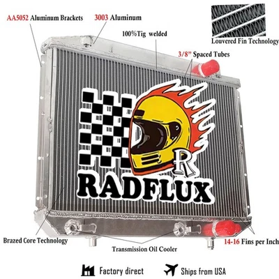 Radiator Fits 1979-1991 Mercedes-Benz C126 W126 380 420 500 560 SE/SEL/SEC V8 AT - Image 1 of 4