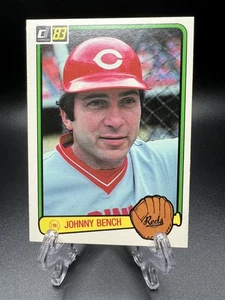1983 Donruss - Johnny Bench #500 - Foto 1 di 2