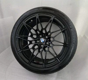 Original BMW M3 M4 19" OEM 826M Front 19x9.5 Wheel Rim Tire + TPMS SENS $695-obo - Picture 1 of 8