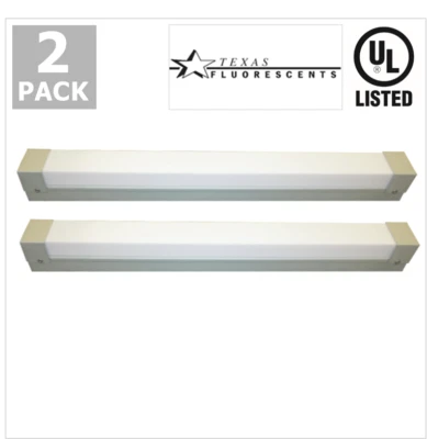 New 2' Satin Nickel Light Fixtures (Qty.2). Cabinet Lighting / Wall Mount. - Image 1 of 4