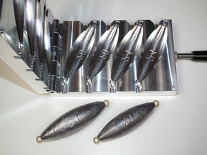 Saltwater Trolling Sinker mold 20, 20, 24, 24 oz CNC Aluminum Trol - Picture 1 of 4