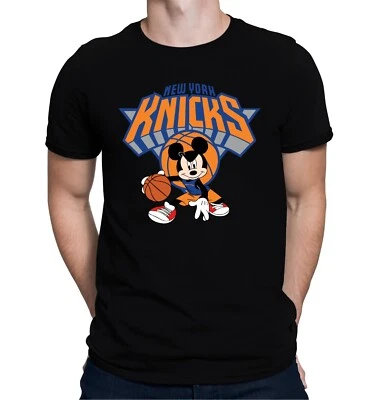Camisa Mickey de los New York Knicks, camiseta con logotipo de los Knicks de la NBA de Disney, Mickey Knicks NBA Foto 1 de 4