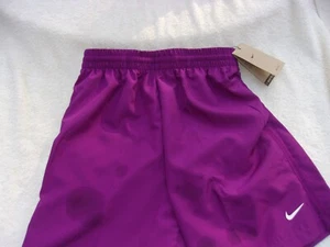 NWT Nike Kids dri fit shorts, S, M, L, or XL, pockets, purple, poly., std. fit - Picture 1 of 6