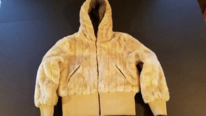 ECKOred Outerwear Fur Jacket With Fur Hood - Women's Size X large - Picture 1 of 12