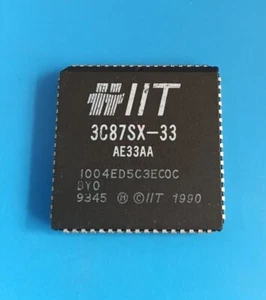 1 PIEZA Coprocesador Matemático IC IIT PLCC-68 3C87SX-33 IIT3C87SX-33 3C87SX 3C87 - Imagen 1 de 1
