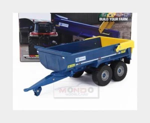 1:32 BRITAINS Kane Dump Trailer Carrello Cassone Ribaltabile Blue Yellow LC43368 - Picture 1 of 2