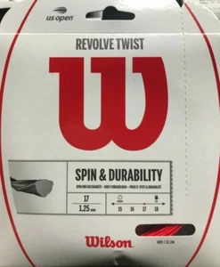 Wilson - WR830000217 - Revolve Twist Tennisschläger Saite 17G/1,25 mm - rot - Bild 1 von 2