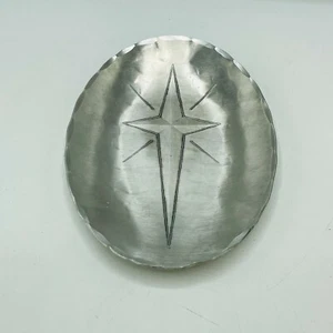 Vintage Wendell August Forge gehämmertes Aluminium Tablett North Star Grove City PA  - Bild 1 von 6