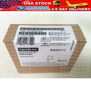 New Siemens 6ES7 972-0BA52-0XA0 6ES7972-0BA52-0XA0 SIMATIC DP Connector - Picture 1 of 5