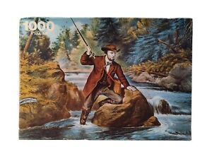Crown Jigsaw Puzzles The Golden Series Brook Trout Fishing 1000 Pieces