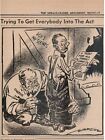 1945 Wwii "...Into The Act" Barrow Artist Political Newspaper Clipping 8X6"