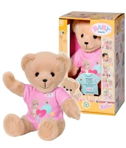 BABY born Teddy Bear Pink 43cm Super soft Bear toy for Boys and Girls - Picture 1 of 5