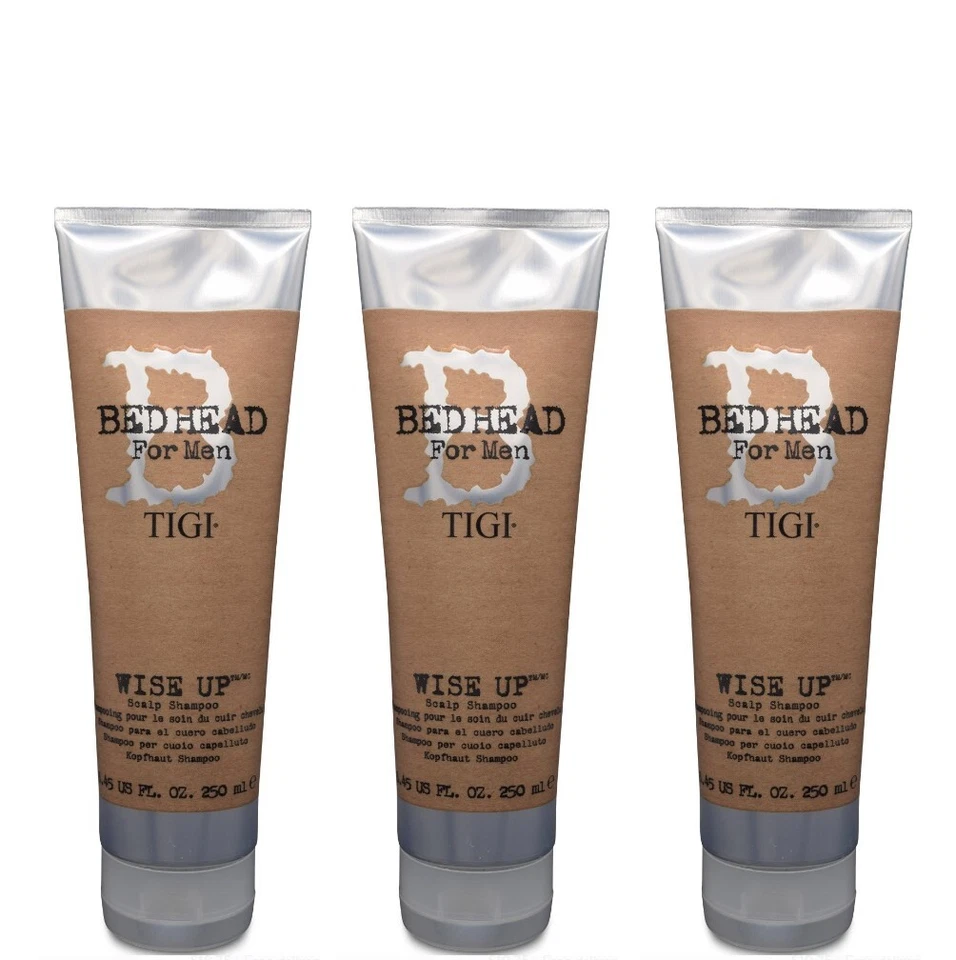 Bed Head for Men by TIGI Wise Up Scalp Shampoo 8.45oz (Pack of 3) - Image 1 of 1