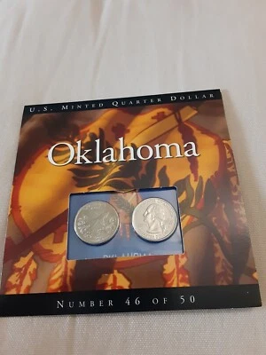 State Quarters Oklahoma P  D Coins of America #46 of 50  - Image 1 of 3