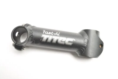 TITEC FAST-AL BLACK 120 MM REACH BICYCLE 90 DEG 1 1/8" THREADLESS STEM  25.4 MM - Image 1 of 4