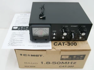 COMET CAT-300 Antenna Tuner 1.8-50MHz Max 200W Excellent Cond. - Photo 1/14
