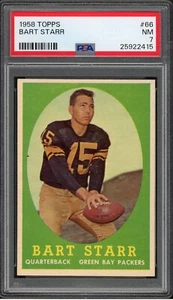 1958 Topps Bart Starr #66 PSA 7 - Picture 1 of 2