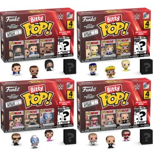 NEU WWE Funko Bitty Pop! Minifigur 4er-Pack - Bild 1 von 14