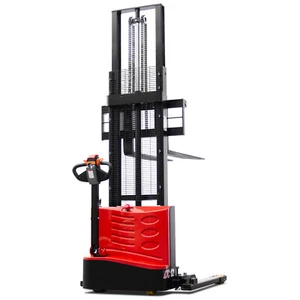 2600lbs 139'' Max Lifting Fully Electric Straddle Pallet Lift Stacker Adj Forks - Picture 1 of 18