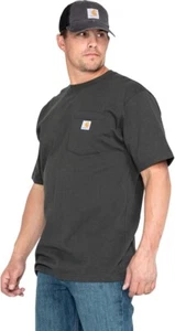 Carhartt Men's Loose Fit Heavyweight Short-Sleeve Pocket T-Shirt Green - Picture 1 of 2