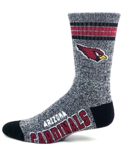Calcetines de fútbol americano Arizona Cardinals de 4 rayas gris mármol Deuce - Imagen 1 de 3
