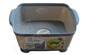 Küchenspüle Spülschüssel mit Wasserabtropfstopfen Beckensieb Geschirr Einweichen - Bild 1 von 4