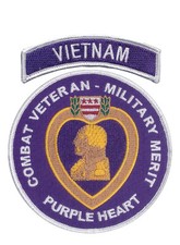 Vietnam Combat Veteran -Military Merit with Vietnam Tab - Rolling Thunder - MACV