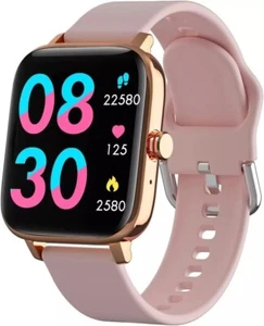 Reloj Inteligente Bluetooth De Mujer Para iPhone Apple y Samsung Android Rosa - Photo 1 sur 13