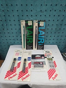 Lot Of Vintage Office Supplies, Papermate Flair, Pentel, Red Devil- All New - Picture 1 of 15