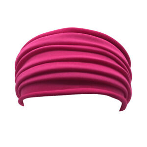 Women Running Soft Wide Hairband Yoga Elastic Stretch Headband Turban Head Wrap