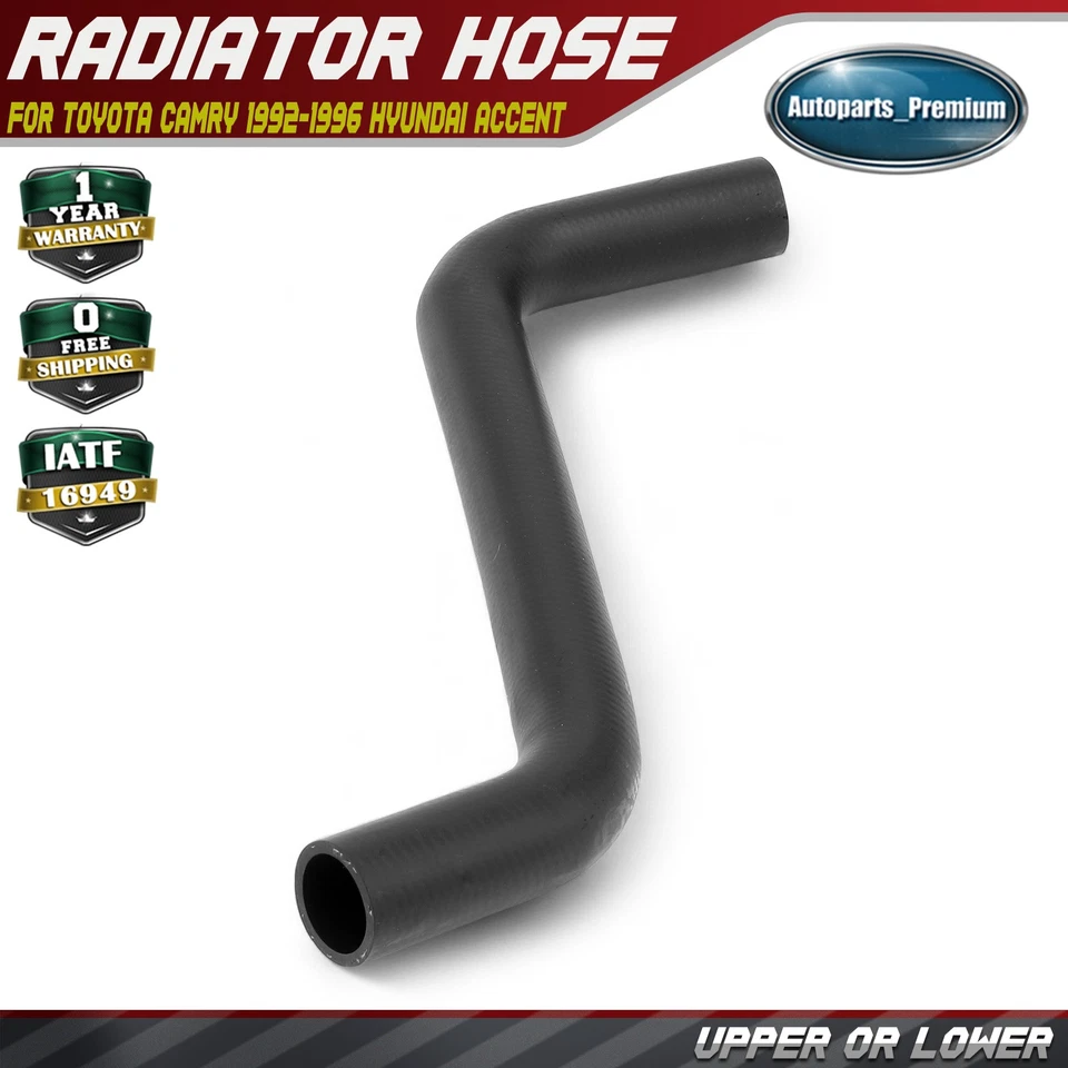 Manguera de refrigerante de radiador superior o inferior para Toyota Camry 1992-1996 Hyundai Accent Foto 1 de 4