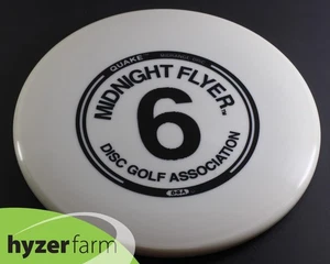 DGA 2020 "MIDNGIHT FLYER 6" GLOW QUAKE 181.7g OOP, RARE & MINT!! Hyzer Farm H59 - Picture 1 of 2