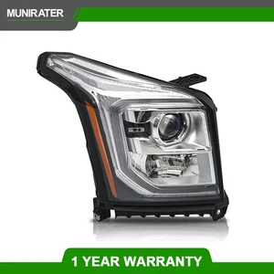 Headlight Fit For GMC Yukon XL 2015-2017 Headlamp Passenger Side Clear Halogen - Bild 1 von 12