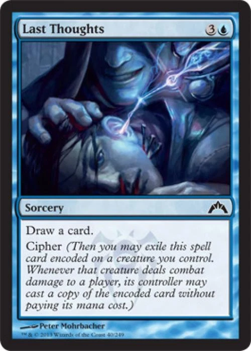 Last Thoughts -Foil Light Play MTG Gatecrash - Image 1 of 1