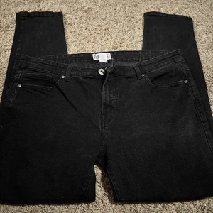 Alamo Apparel Stretch Slim Fit Jeans Herren 38x30 Classic Denim Schwarz Arbeit - Bild 1 von 4