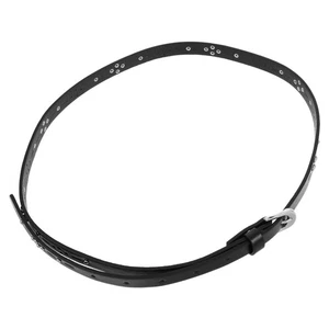 Punk Nietengürtel: Fake Skinny Gürtel Retro Punk dünner Nietenbund für - Bild 1 von 20