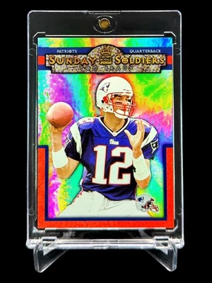 2002 Pacific Crown Royale TOM BRADY REFRACTOR “Sunday Soldier” HOLO #13🔥RARE🔥 - Image 1 of 4