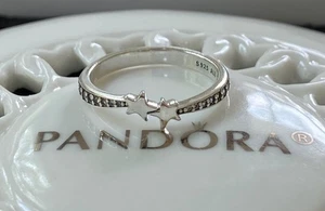 Authentic Pandora Shooting Stars Sparkling Ring #192365C01 - Picture 1 of 4