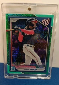 James Wood 2024 Bowman Chrome #BCP-216 Mojo REFRACTOR #235/299 - Picture 1 of 7