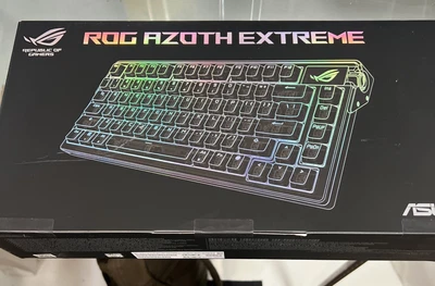 ASUS ROG Azoth Extreme 75 Custom Gaming Keyboard, Aluminum Chassis, Carbon Fiber - Image 1 of 2