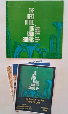"The Best Of The Big Band Singers" (1968) LP, Columbia D 405, W/EXTRAS  - Image 1 of 4