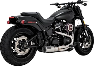 VANCE & HINES 2-into-1 Hi-Output Short Exhaust System - Stainless Steel - Brushe - Picture 1 of 1