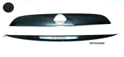 Cubierta de acento de línea de portón trasero de carbono negro para Nissan Juke Hatchback 2012-2018 Foto 1 de 4