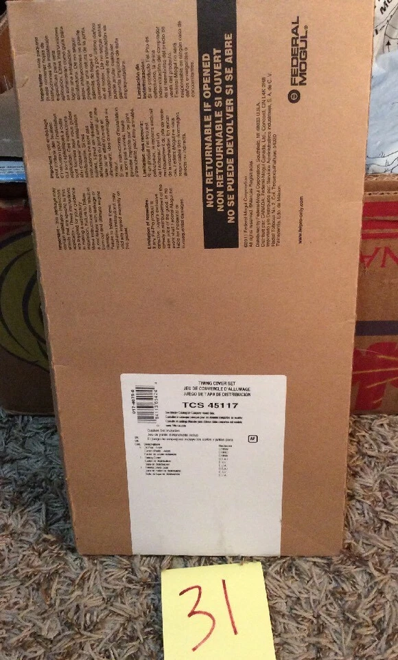 Juego de juntas de cubierta de distribución del motor Fel-Pro TCS 45117 Foto 1 de 1